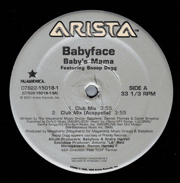 Babyface : Baby's Mama (12")