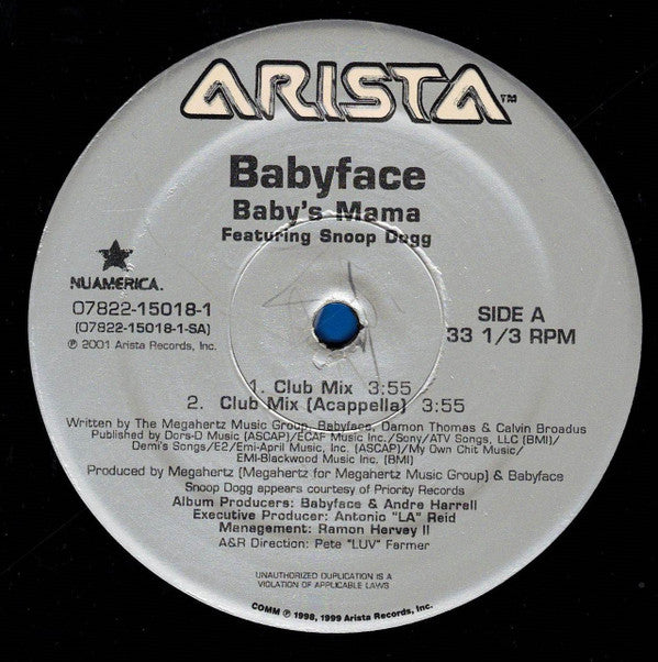 Babyface : Baby's Mama (12")