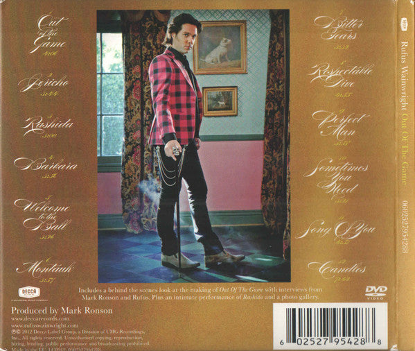 Rufus Wainwright : Out Of The Game (CD, Album + DVD-V + Del)