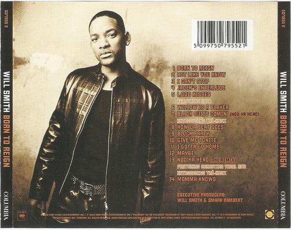 Will Smith : Born To Reign (CD, Album)