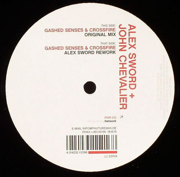 Alex Sword & John Chevalier : Gashed Senses & Crossfire (12")