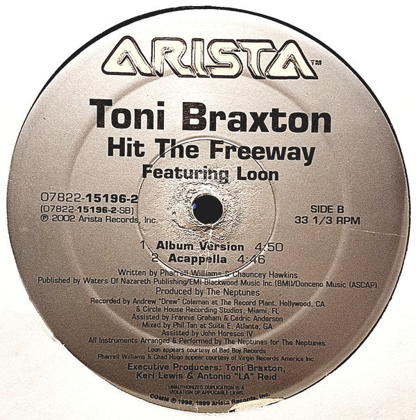 Toni Braxton : Hit The Freeway (12")