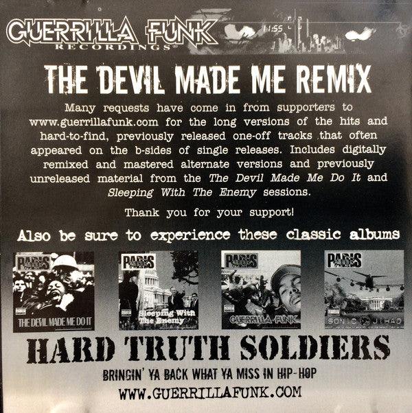 Paris (2) : The Devil Made Me Remix (CD)