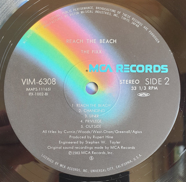 The Fixx : Reach The Beach (LP, Album)