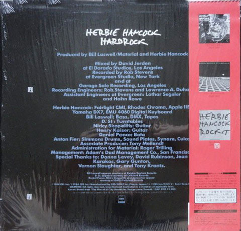 Herbie Hancock : Hardrock (12")