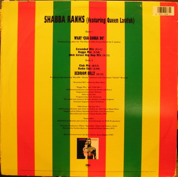 Shabba Ranks Featuring Queen Latifah : What'Cha Gonna Do? (12")