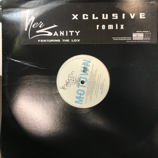 Her Sanity Featuring The Lox : Xclusive (Remix) (12", Promo)