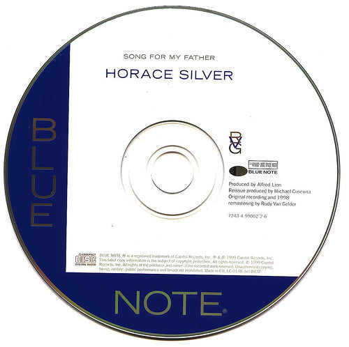 The Horace Silver Quintet : Song For My Father (Cantiga Para Meu Pai) (CD, Album, RE, RM, Son)