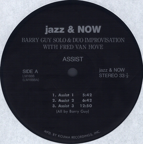 Barry Guy : Assist (LP, Album)