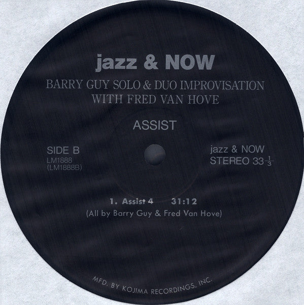 Barry Guy : Assist (LP, Album)