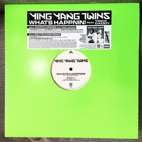 Ying Yang Twins : What's Happnin! (12", Promo)