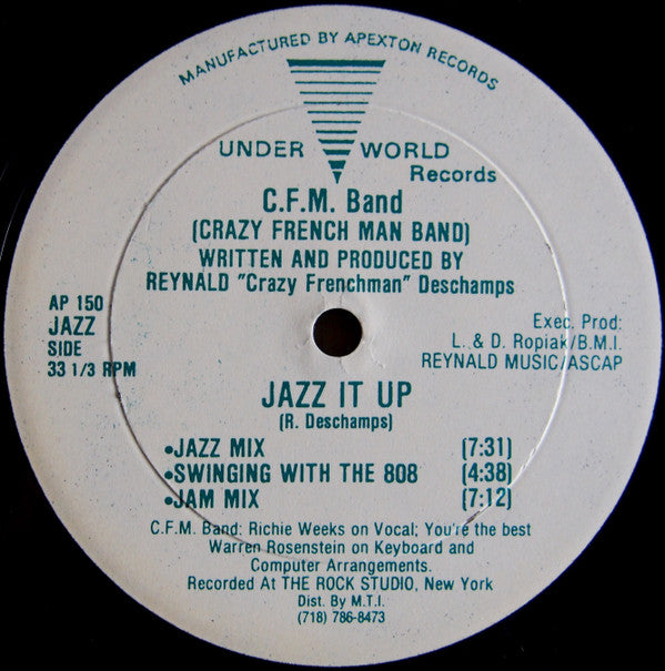 C.F.M. Band : Dance To The Music (Body Action) / Jazz It Up (12")