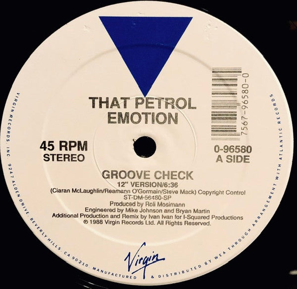 That Petrol Emotion : Groove Check (12")