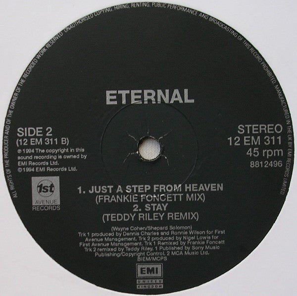 Eternal (2) : Just A Step From Heaven (12")