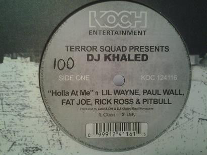 DJ Khaled : Holla At Me (12", Maxi)