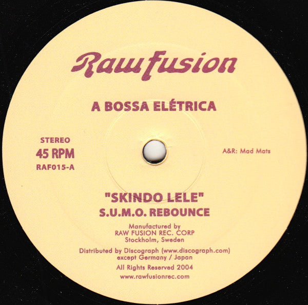 A Bossa Elétrica : Skindo Lele / Quem Vai Devolver Meu Dia (12")