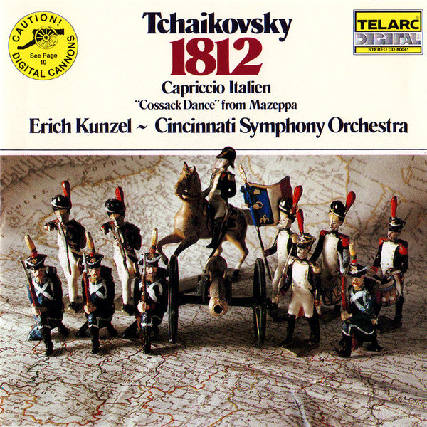 Pyotr Ilyich Tchaikovsky, Erich Kunzel ~ Cincinnati Symphony Orchestra : 1812, Capriccio Italien, "Cossack Dance" From Mazeppa (CD, Album, RE, 3rd)