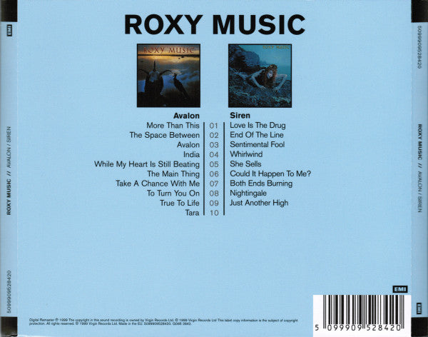 Roxy Music : Avalon / Siren (HDCD, Album, RE, RM + HDCD, Album, RE, RM + Comp)