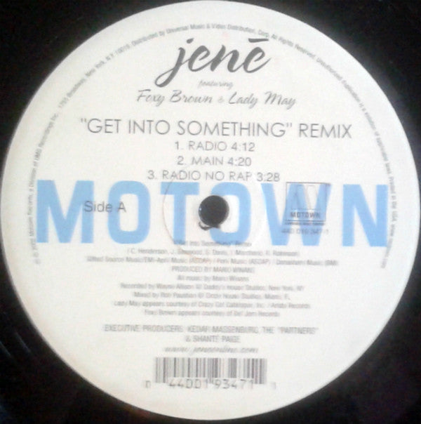 Jenē Featuring Foxy Brown & Lady May : Get Into Something (Remix) (12", Maxi)