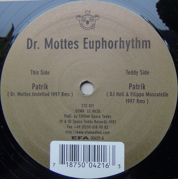 Dr. Motte, Euphorhythm : Patrik (12")