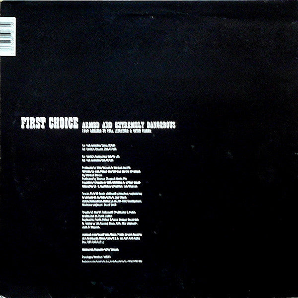 First Choice : Armed And Extremely Dangerous (1997 Remixes By Full Intention & Cevin Fisher) (12")