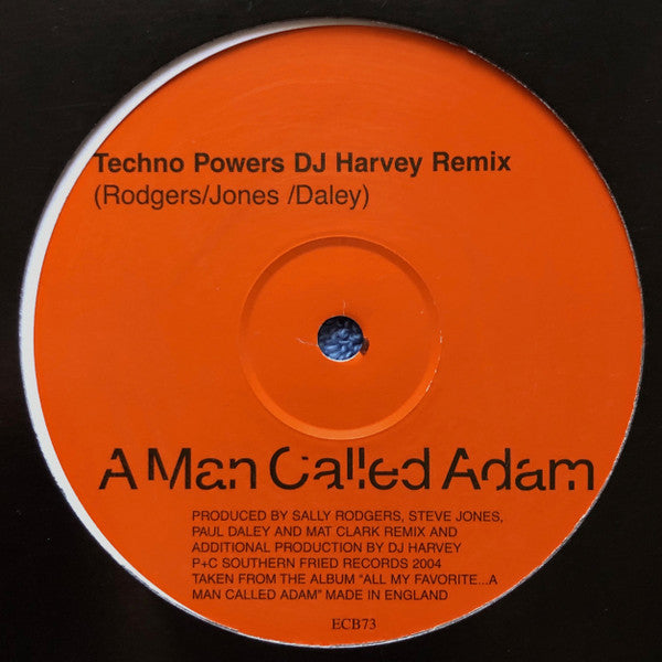 A Man Called Adam : Techno Powers (12", RE)