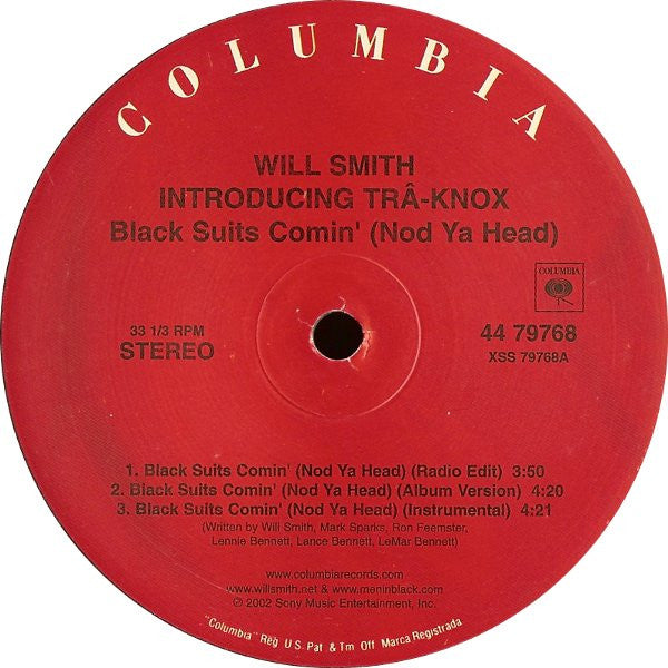 Will Smith : Black Suits Comin' (Nod Ya Head) (12")