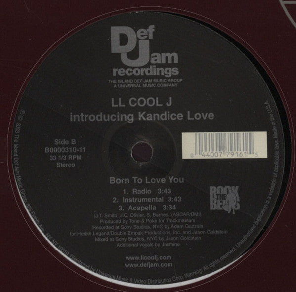 LL Cool J Introducing Kandice Love : Amazin' (12")