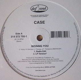 Case : Missing You (12")