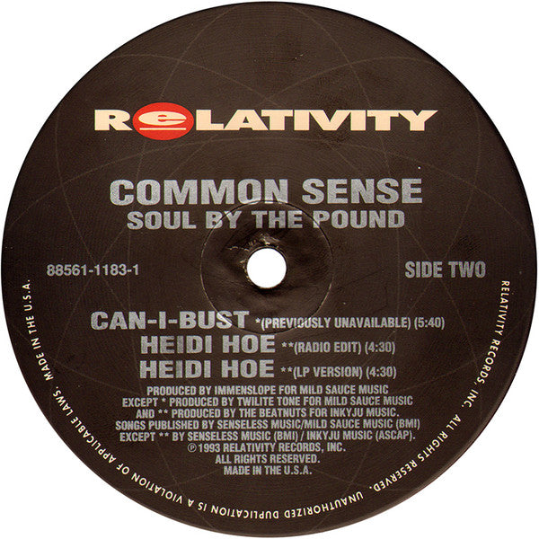 Common : Soul By The Pound / Can-I-Bust / Heidi Hoe (12")