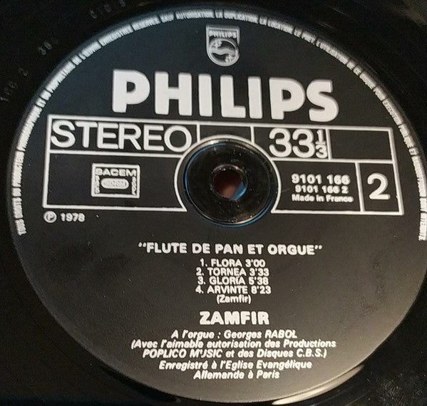 Gheorghe Zamfir : Flûte De Pan & Orgue (LP, Album)