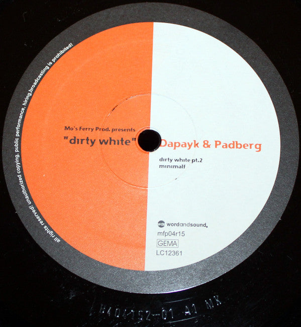 Dapayk & Padberg : Dirty White (12")