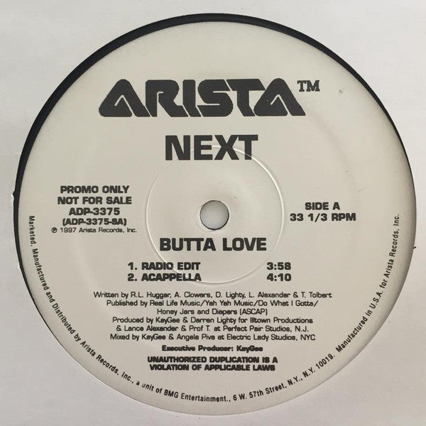 Next (2) : Butta Love (12", Promo)