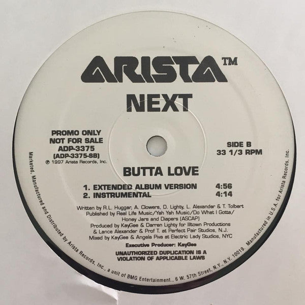 Next (2) : Butta Love (12", Promo)