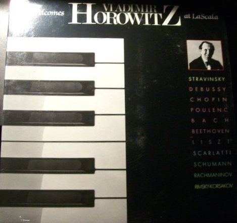 Vladimir Horowitz : Welcomes Vladimir Horowitz At La Scala (3xLP, Comp + Box)