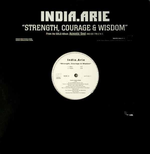 India.Arie : Strength, Courage & Wisdom (12", Promo)