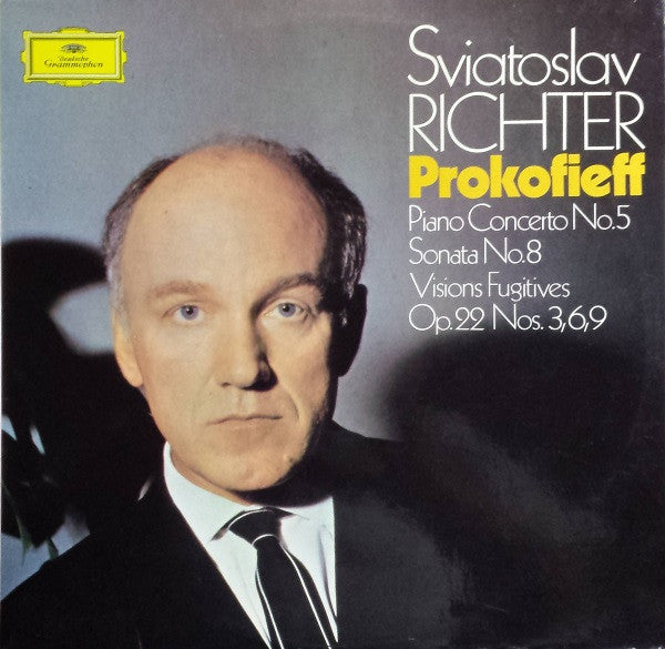 Sviatoslav Richter, Sergei Prokofiev : Piano Concerto No.5 / Sonata No.8 / Visions Fugitives Op.22 Nos. 3,6,9 (LP, Album)