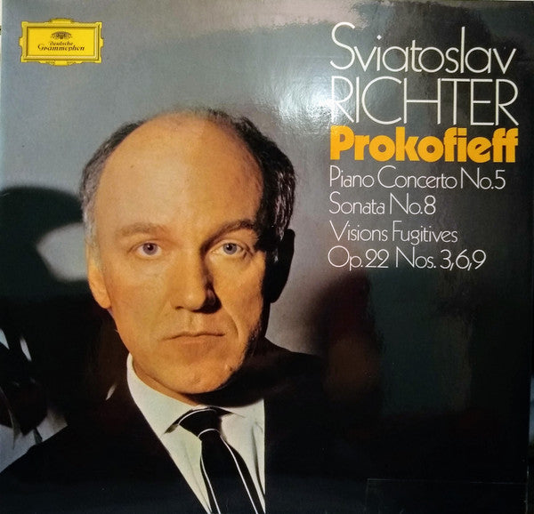 Sviatoslav Richter, Sergei Prokofiev : Piano Concerto No.5 / Sonata No.8 / Visions Fugitives Op.22 Nos. 3,6,9 (LP, Album)