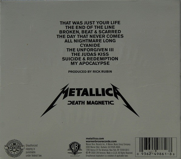 Metallica : Death Magnetic (CD, Album, Dig)