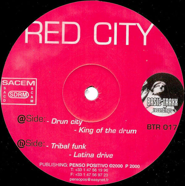 Red City : Drum City (12")