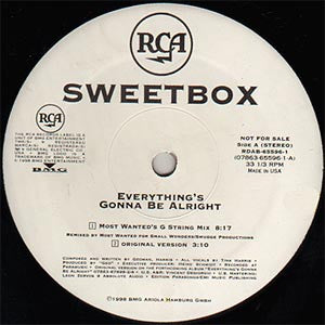 Sweetbox : Everything's Gonna Be Alright (12", Promo)