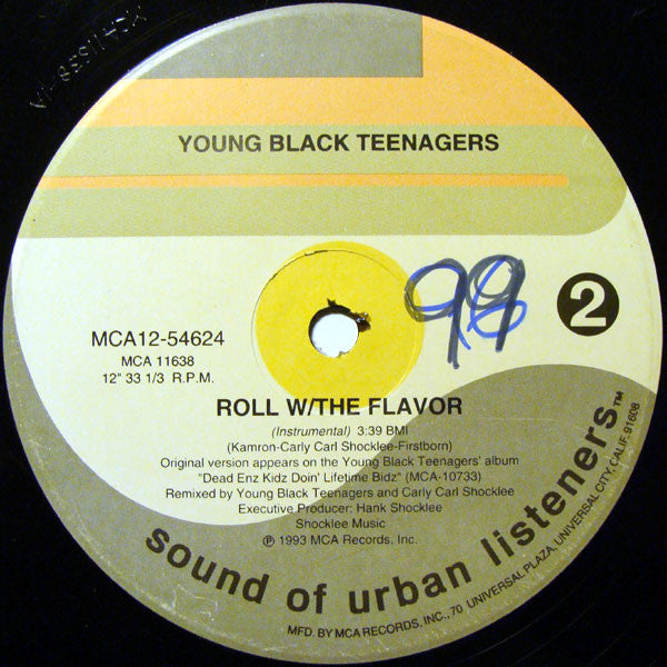 Young Black Teenagers : Roll w / The Flavor (12", Single)