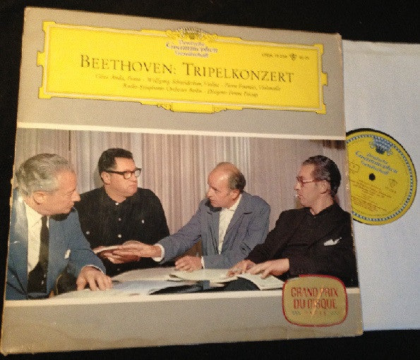 Ludwig van Beethoven - Géza Anda, Wolfgang Schneiderhan, Pierre Fournier, Radio-Symphonie-Orchester Berlin, Ferenc Fricsay : Tripelkonzert (LP, Mono)