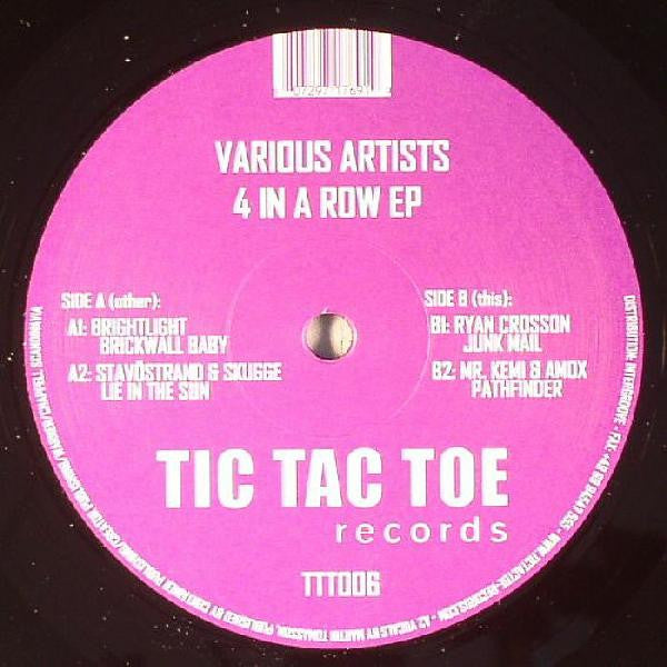 Various : 4 In A Row EP (12", EP)