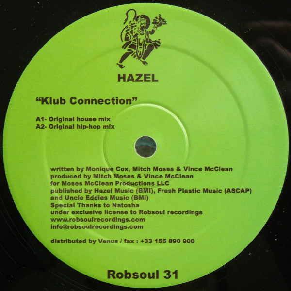 Hazel (3) : Klub Connection (12")