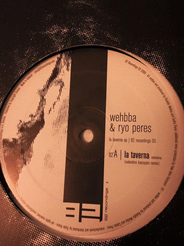 Wehbba & Ryo Peres : La Taverna EP (12", EP)