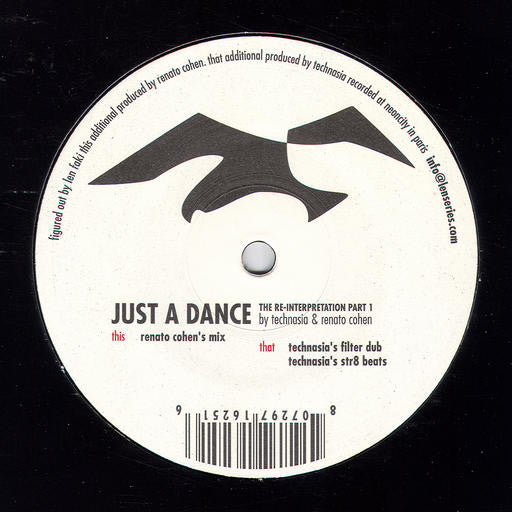 Len Faki : Just A Dance (The Re-Interpretation Part 1) (12")