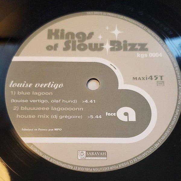 Louise Vertigo : Blue Lagoon (12", Maxi)