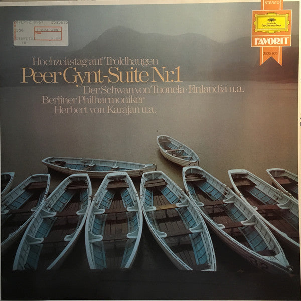 Edvard Grieg / Jean Sibelius : Peer Gynt Suite - Finlandia - Valse Triste - The Swan Of Tuonela (LP, Comp)