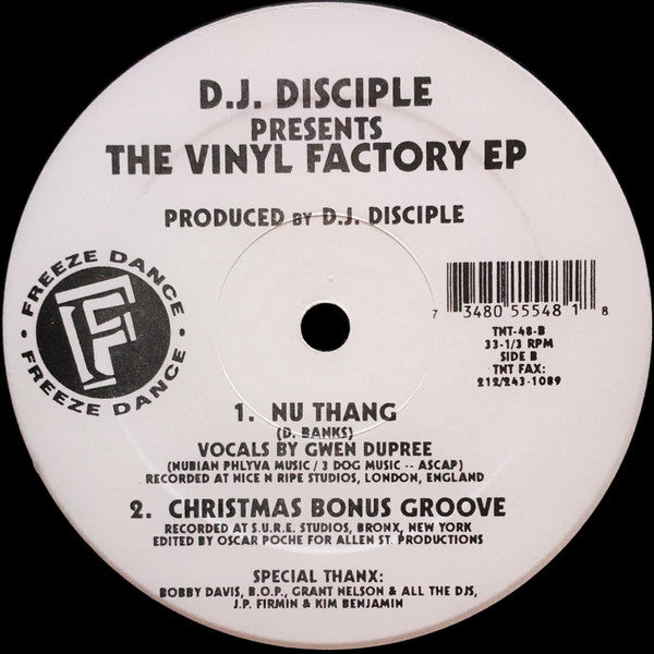 DJ Disciple : The Vinyl Factory EP (12", EP)